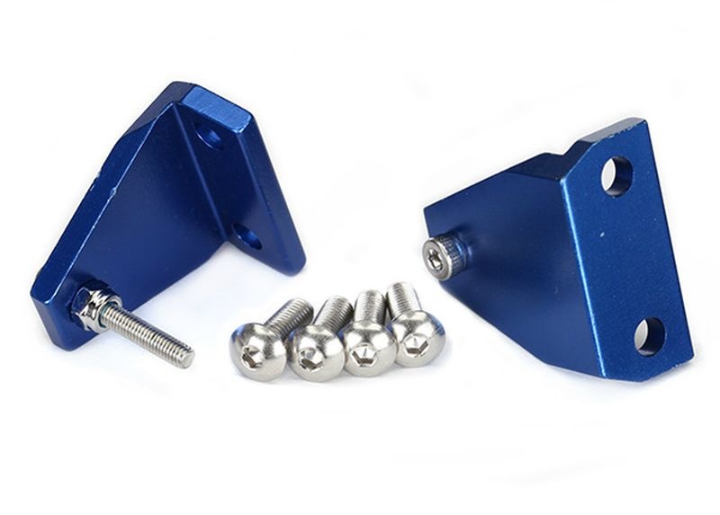 Traxxas Trim tab adjuster (2)/ 4x12mm BCS stainless (4)/ 3x18mm BCS 5731X