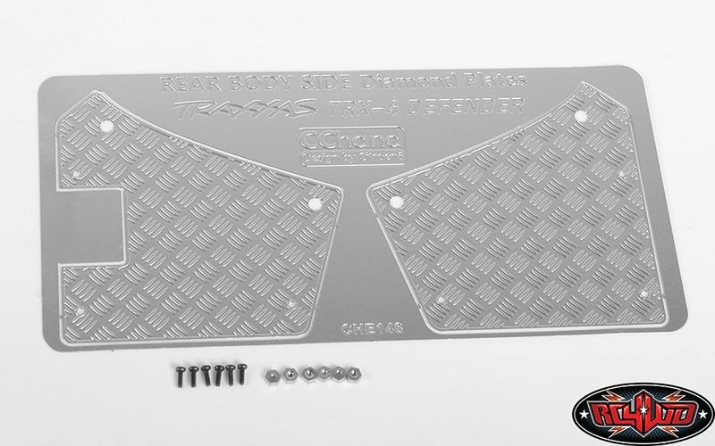 RC4WD Diamond Plate Rear Fender Quarters for Traxxas TRX-4 VVV-C0441 - Abbildung 1