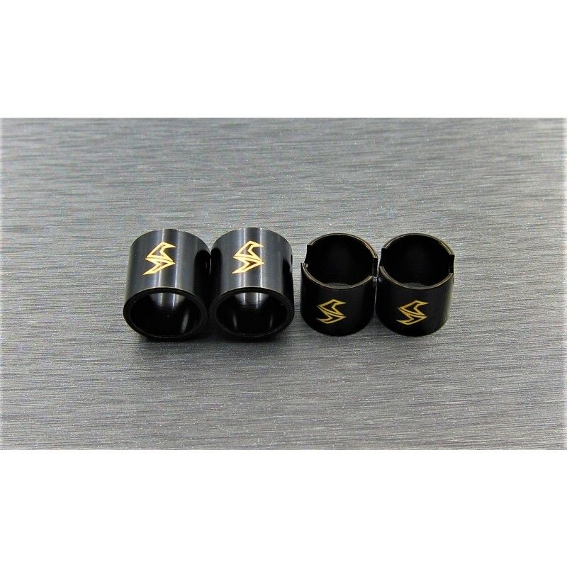 SAMIX Messing Antriebswellehülse 4Stk. für Element RC Enduro END-4043