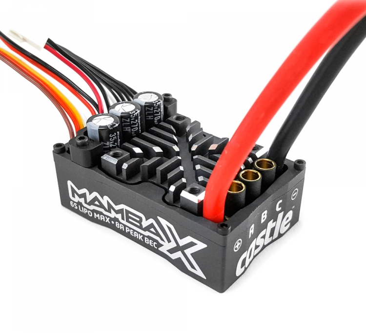 Castle Mamba X SCT ESC Combo mit 1415-2400KV 5mm Sensored Motor 010-0160-01
