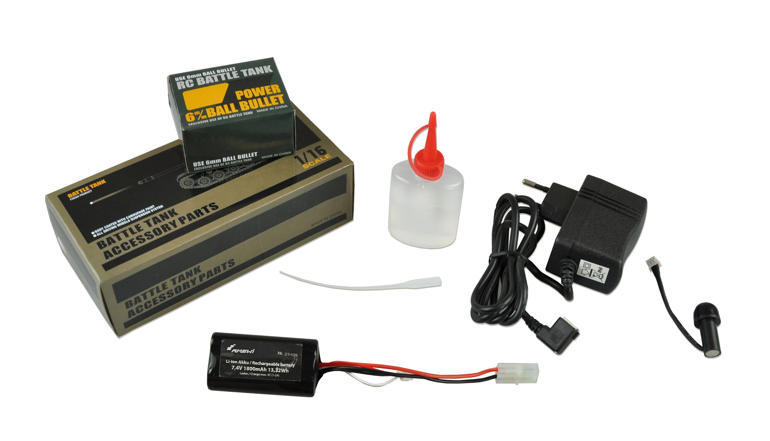 Amewi Königstiger Henschelturm 1:16 Advanced Line IR/BB 23109