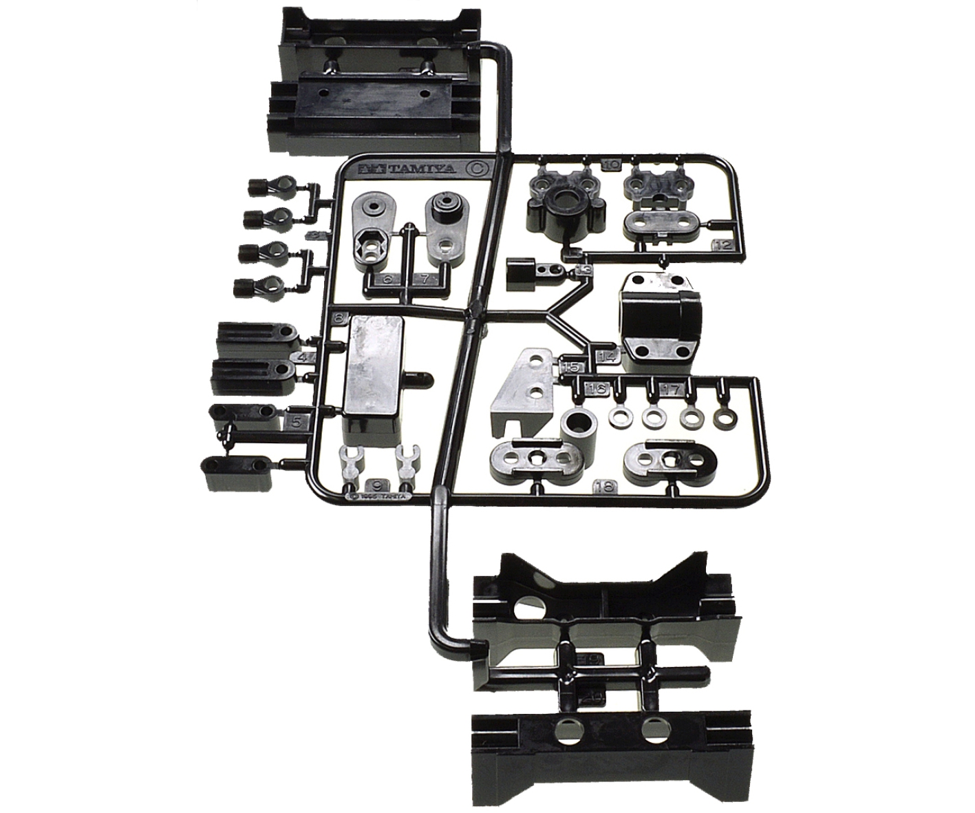 Tamiya 05564 C-Teile Lenk./Befestigungst.2Achs Trucks 300005564