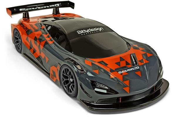 Bittydesign Seven20 1/10 GT clear body 190mm BDGT-190S20