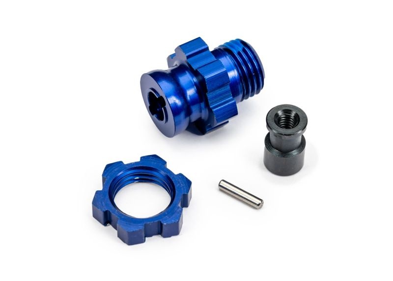 Traxxas 17mm Radmitnehmer & Muttern blau (1) (für TRX9080) 9087-BLUE