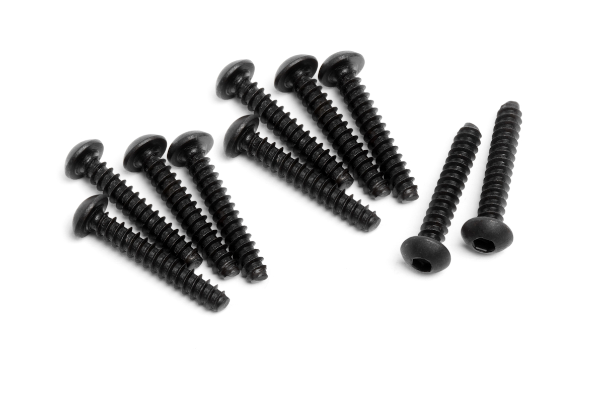 HPI TP. Rundkopfschraube M3x20mm (Sechskant/10St.) 160774