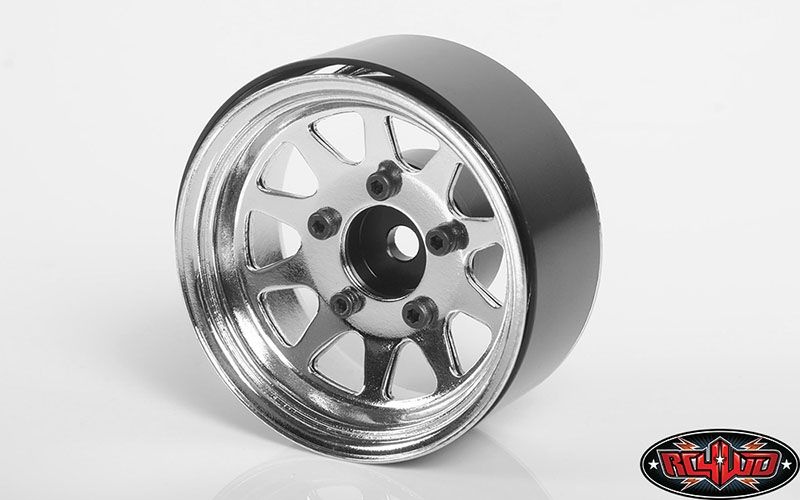 RC4WD OEM Stamped Steel 1.55 Beadlock Wheels (Chrome) Z-W0264