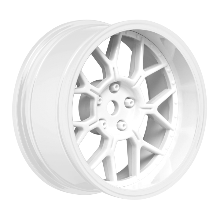 Louise Felgen Drift 14-Speichen White (2,4,6,8mm Offset) 12mm sechskant (4)