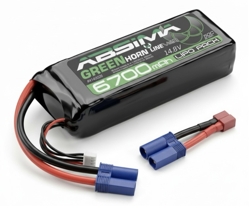 Absima Greenhorn LiPo 4S/14,8V 50C 6700 SC (EC5/T-Plug) 4140026