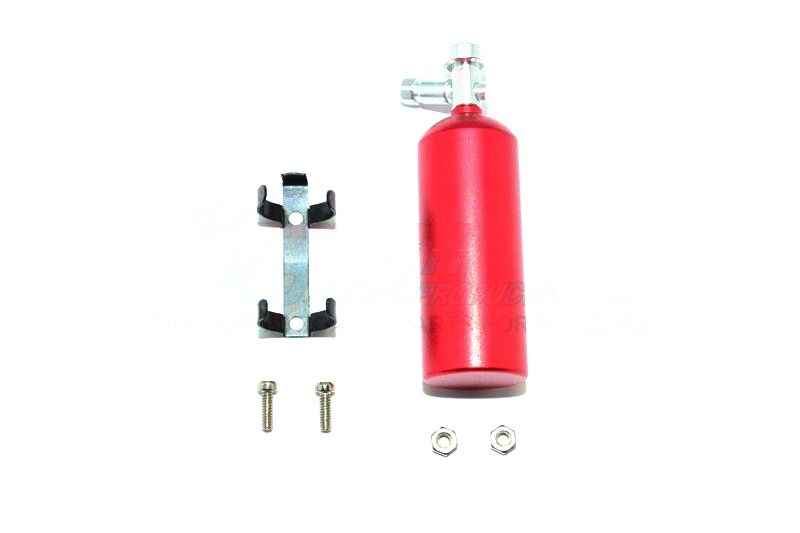 GPM Nos Gas Flasche mit Befestigung rot Traxxas Traxxas4 & 6