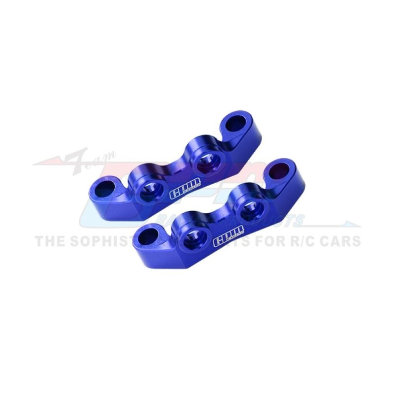 GPM Aluminium Querlenkerbefestigung oben v/h blau Tamiya TT02 TT2008NB