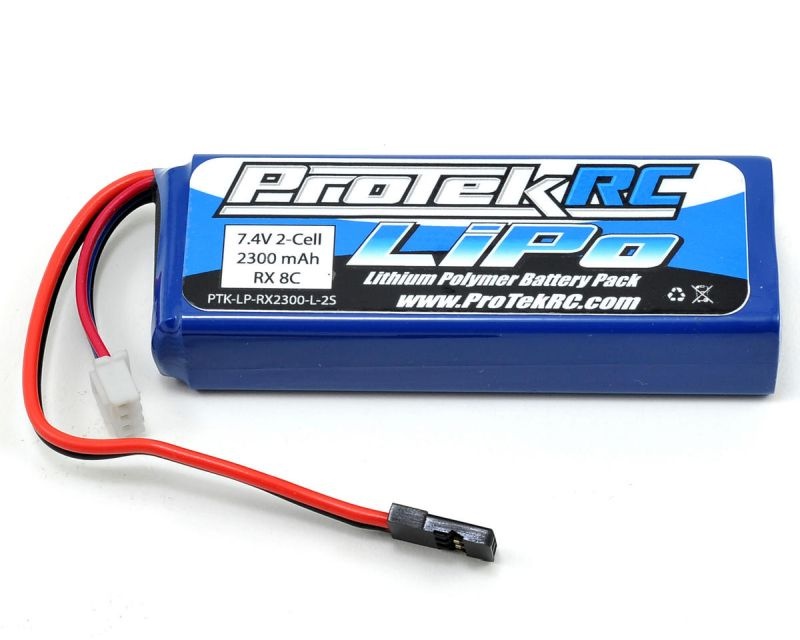 ProTek RC LiPo Empfänger Batterie Pack (Mugen/AE/8ight-X) (7.4V/2300mAh)