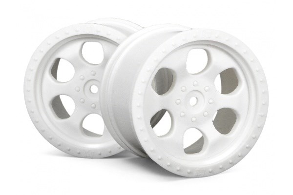 HPI 6 Speichen Felge Weiss (83X56mm/2St) Savage 3115