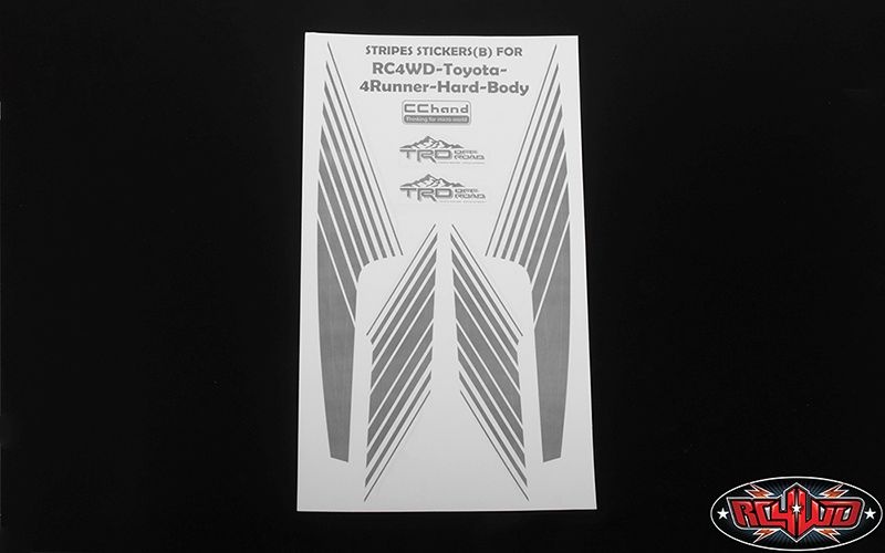 RC4WD Boogie Body Stripes for 1985 Toyota 4Runner Hard Body VVV-C0751