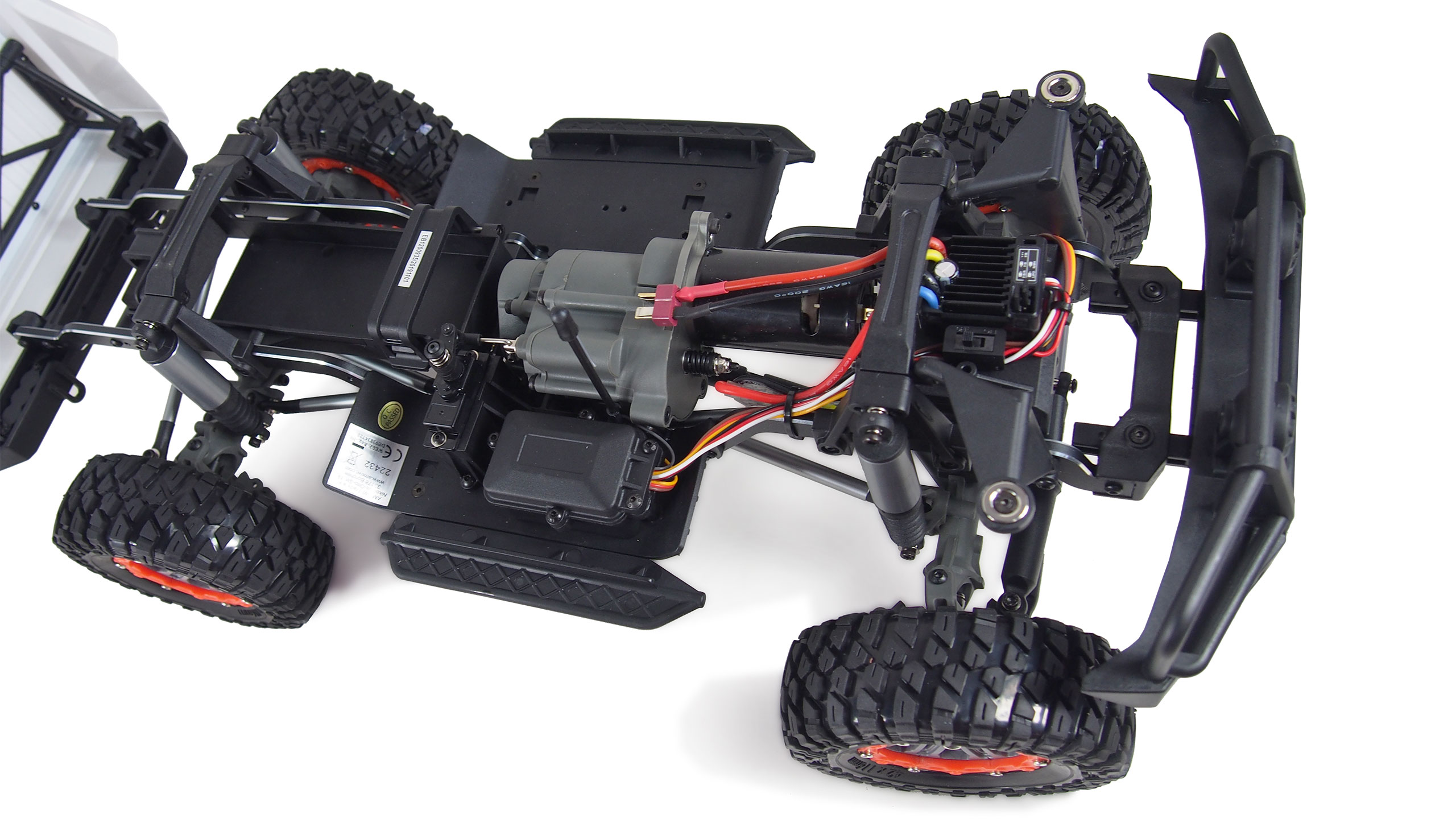 Amewi AMXRock RCX10B Scale Crawler Pick-Up 1:10, RTR weiß 22432