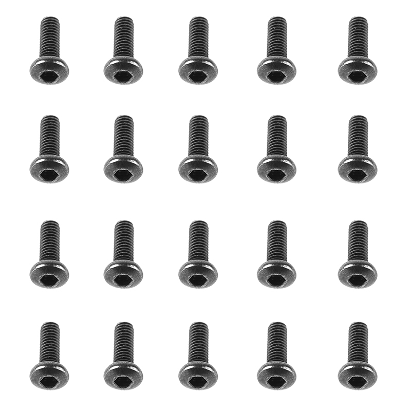 LC Racing Sechskant Rundkopfschraube M2.6x8mm 20 Stück LCSK40