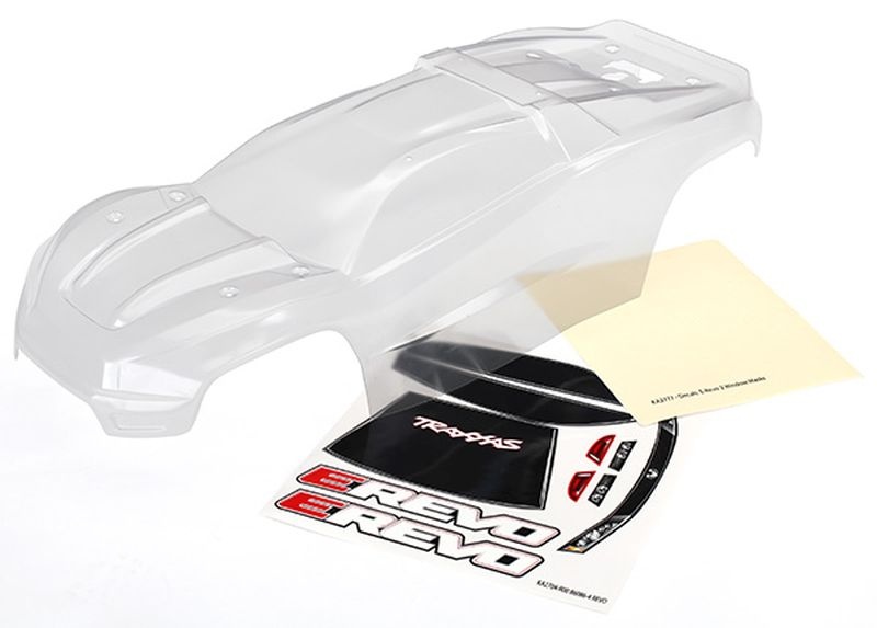 Traxxas Karo E-Revo unlackiert +Decal 8611