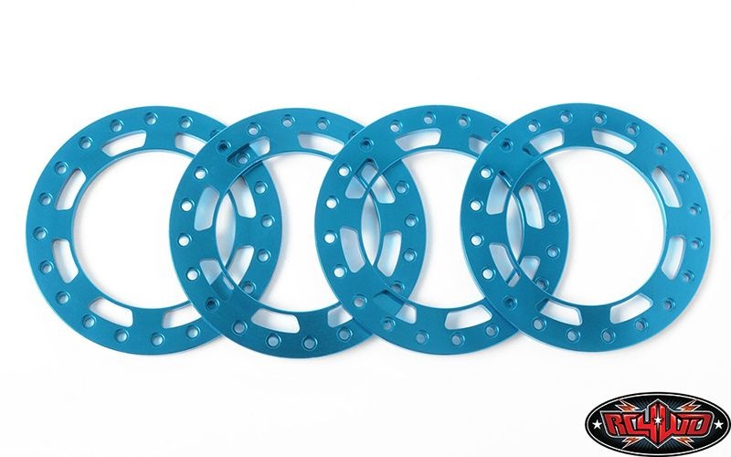 RC4WD Replacement Beadlock Rings for TRO 1.7 Wheels (Blue) Z-S1666