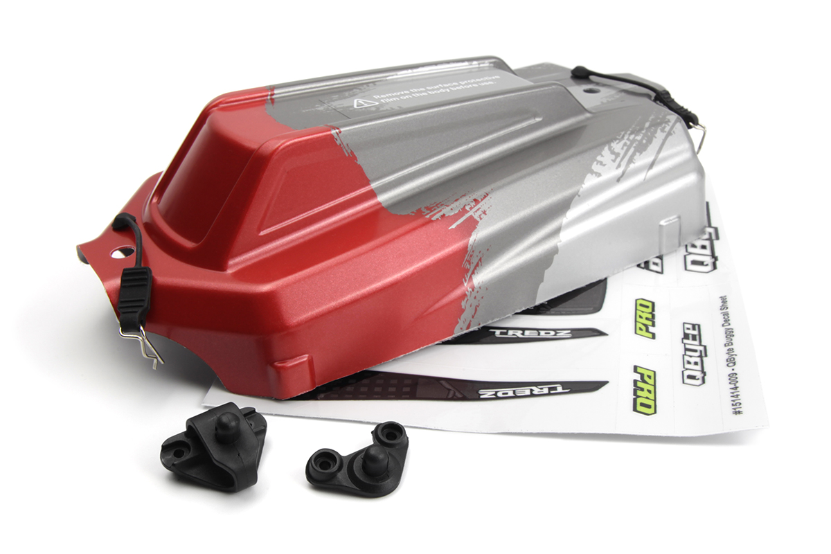 Maverick QByte XB 1/12th Buggy Karosserie lackiert - Rot 151411