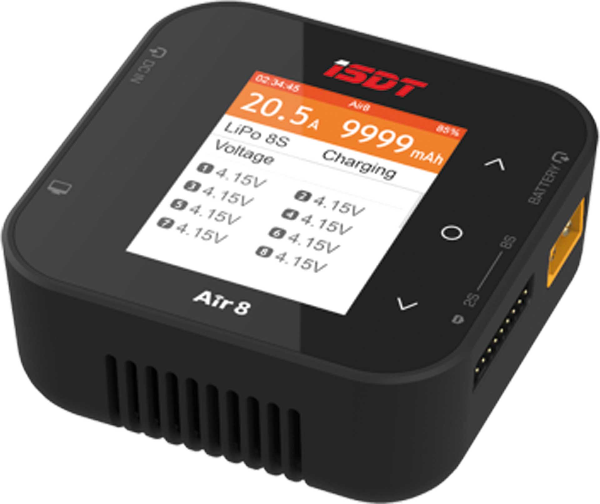 ISDT Air 8 mit BattAir Technologie 1-8S Wireless Smart Charger 500W Air8