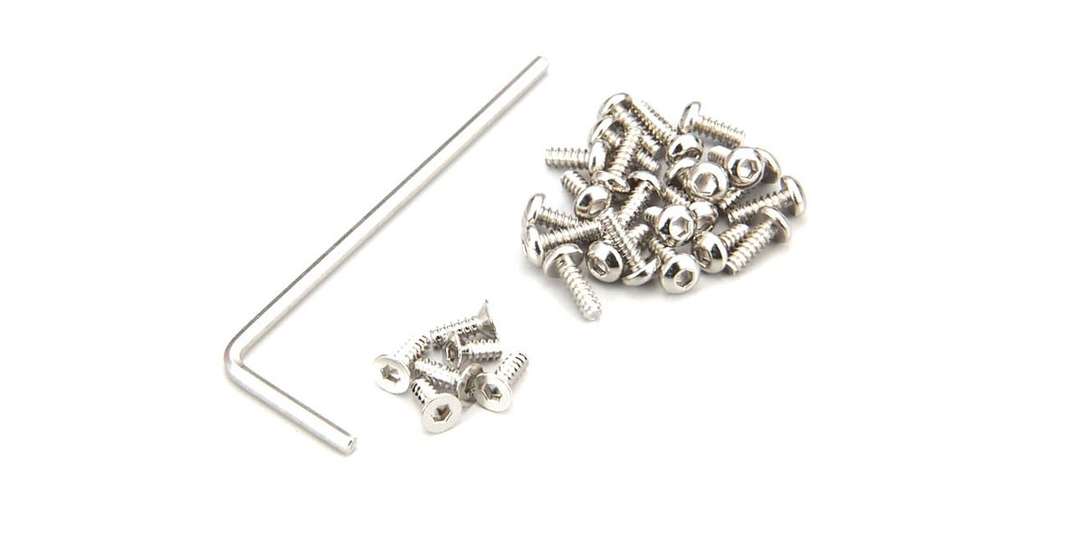 Kyosho Schraubensatz Mini-Z AWD - Button Hex (Nickel) MDW020