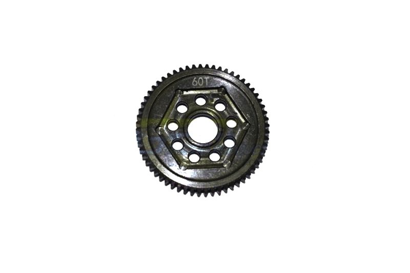 GPM HARDEN STEEL #45 SPUR GEAR 60T - 1PC SET Team Losi Mini-T 2.0 schwarz