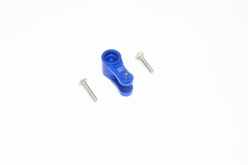 GPM Alu Servohorn 25T blau Traxxas MAXX