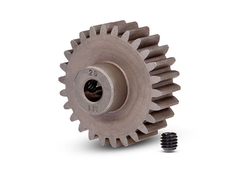 Traxxas Gear, 26-T pinion (1.0 metric pitch) (fits 5mm shaft)/ set s 6497