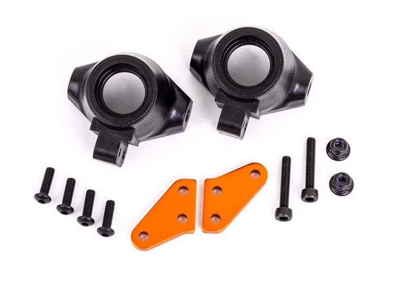 Traxxas Lenkhebel Arme Alu orange eloxiert (2) Lenkhebel l/r 9637T