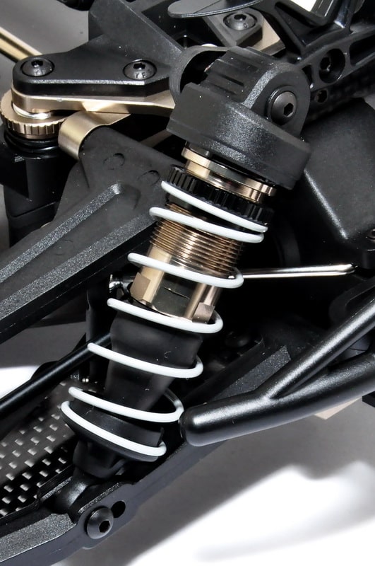 HoBao TT 2.0 FRONT SHOCK SPRING - GREY, 2 PCS OP1-0073