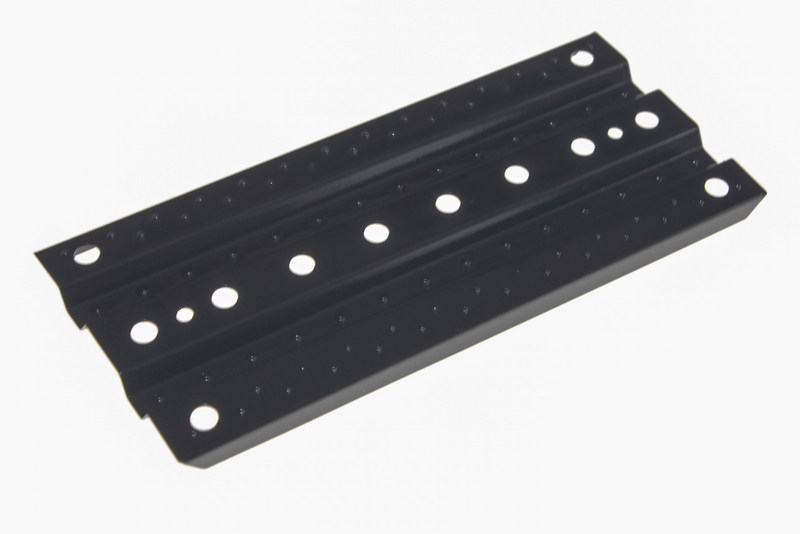 Absima Aluminium Sandblech schwarz 2320062