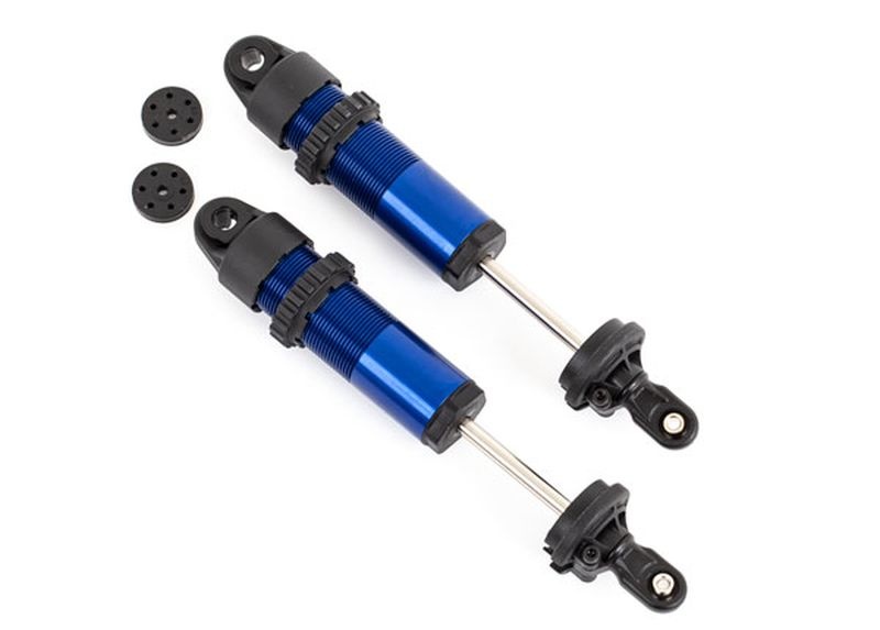 Traxxas Dämpfer GT-Maxx® Alu lang blau eloxiert (komplett montiert o 9661