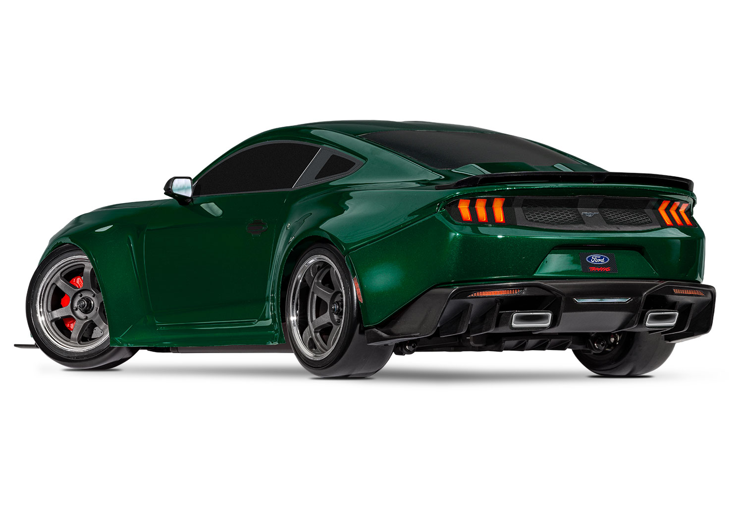 Traxxas 4-TEC Ford Mustang grün 1/10 Drift RTR Brushed ohne Akku und Ladegerät 105237-4-GRN - Abbildung 2