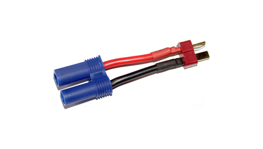 Adapter EC5 Buchse female  Deans (T-Plug) Stecker male Adapterkabel