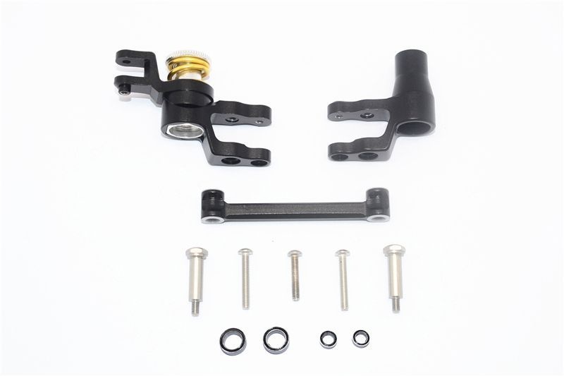 GPM Alu Lenk-Set komplett schwarz Traxxas MAXX