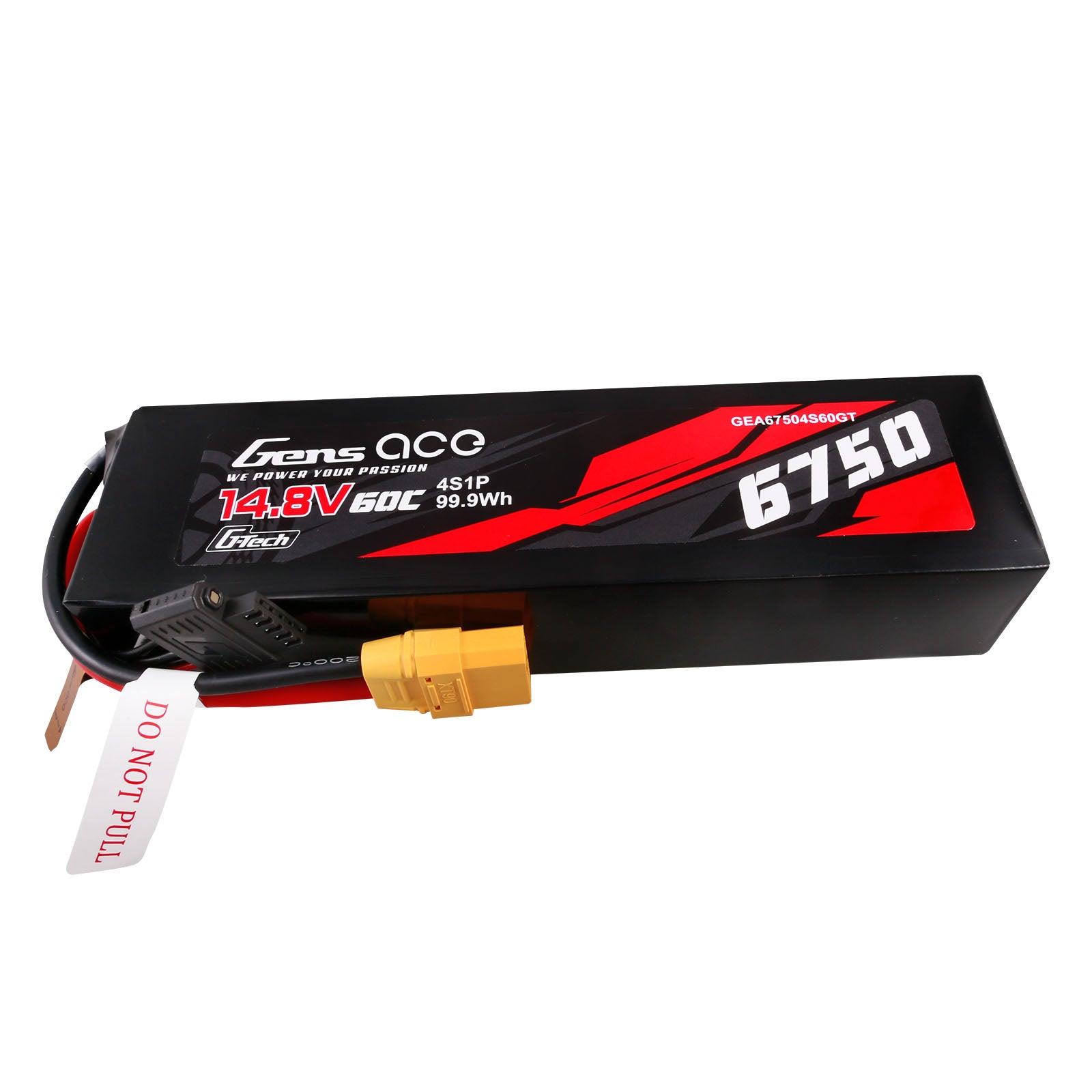 Gens Ace G-Tech 6750mAh 14.8V 60C 4S1P Lipo Akku mit XT90 Stecker GEA67504S60GT