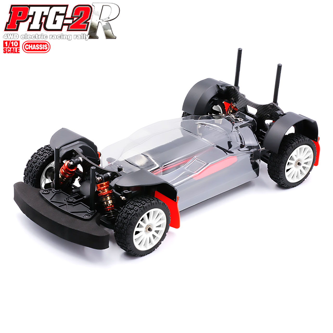 LC Racing PTG-2R 4WD Rally Chassis Kit 1/10 LC1008