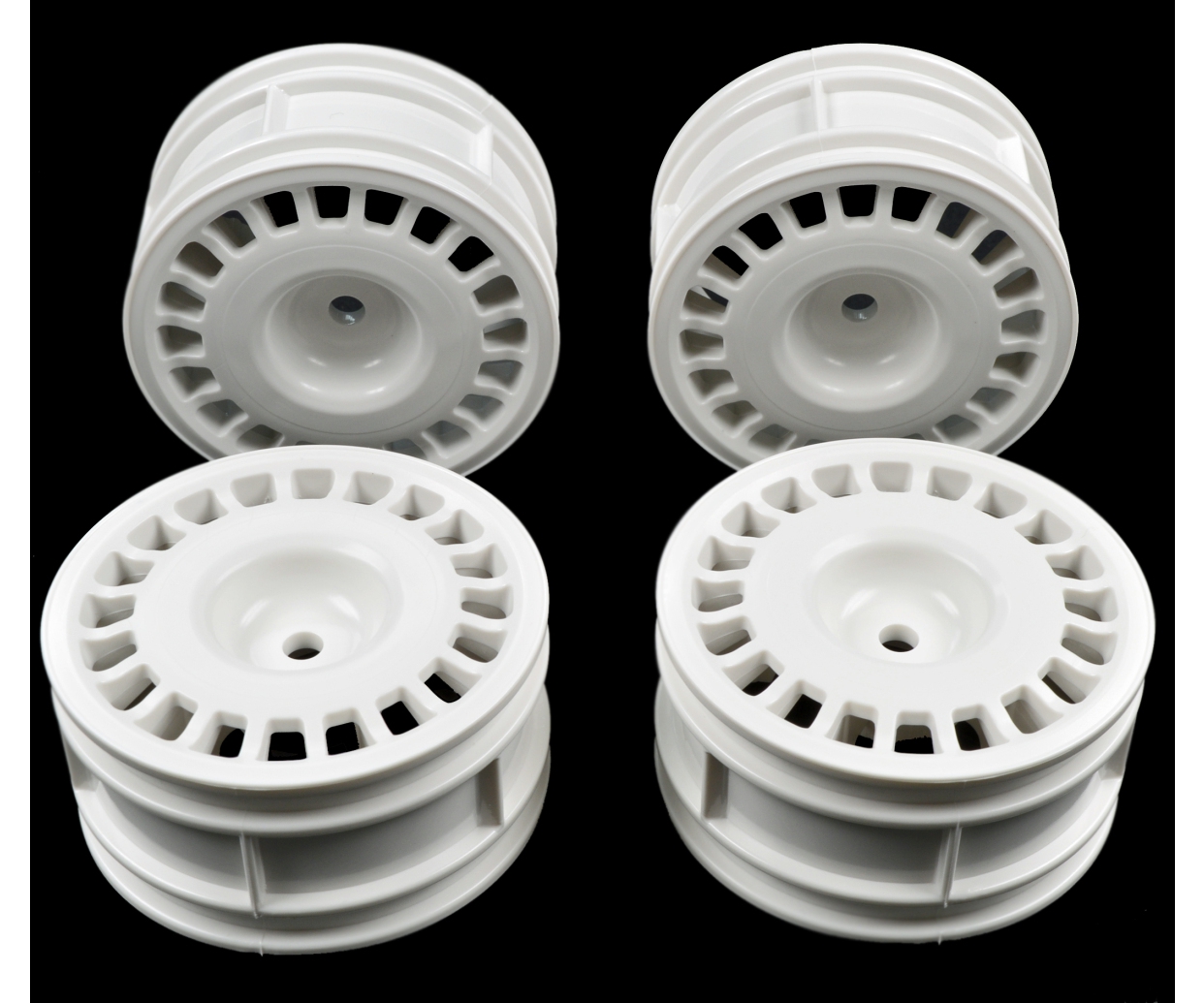 Tamiya 51021 1:10 Rallye Dish Felgen weiss(4) 26mm/+2 300051021