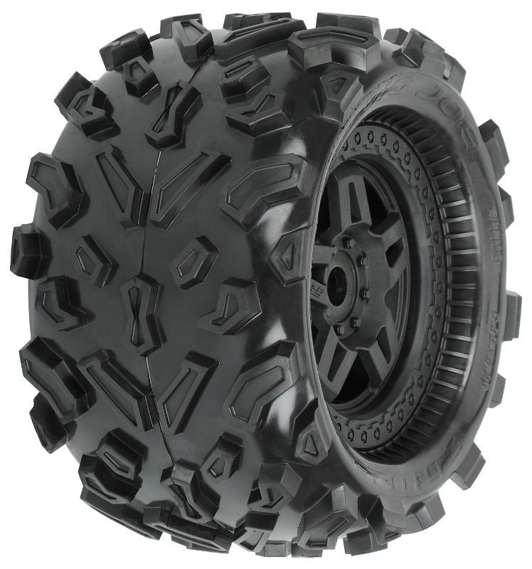 ProLine Big Joe 3.8 (40 Series) All Terrain Tires Mounted on Tech 1103-13