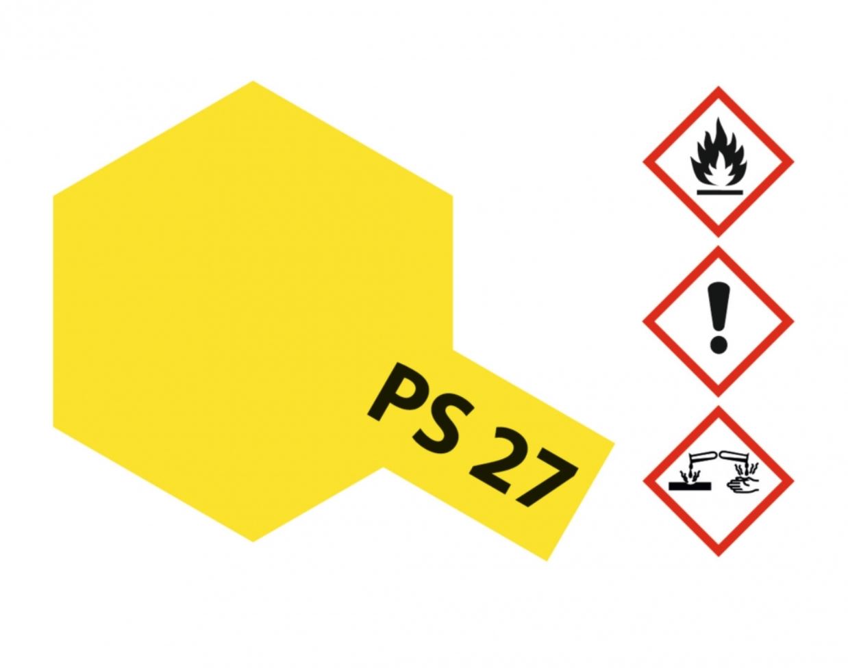 Tamiya Color Lexan Spray Farbe PS-27 Leucht Gelb PS27 Neon Yellow 100ml 300086027