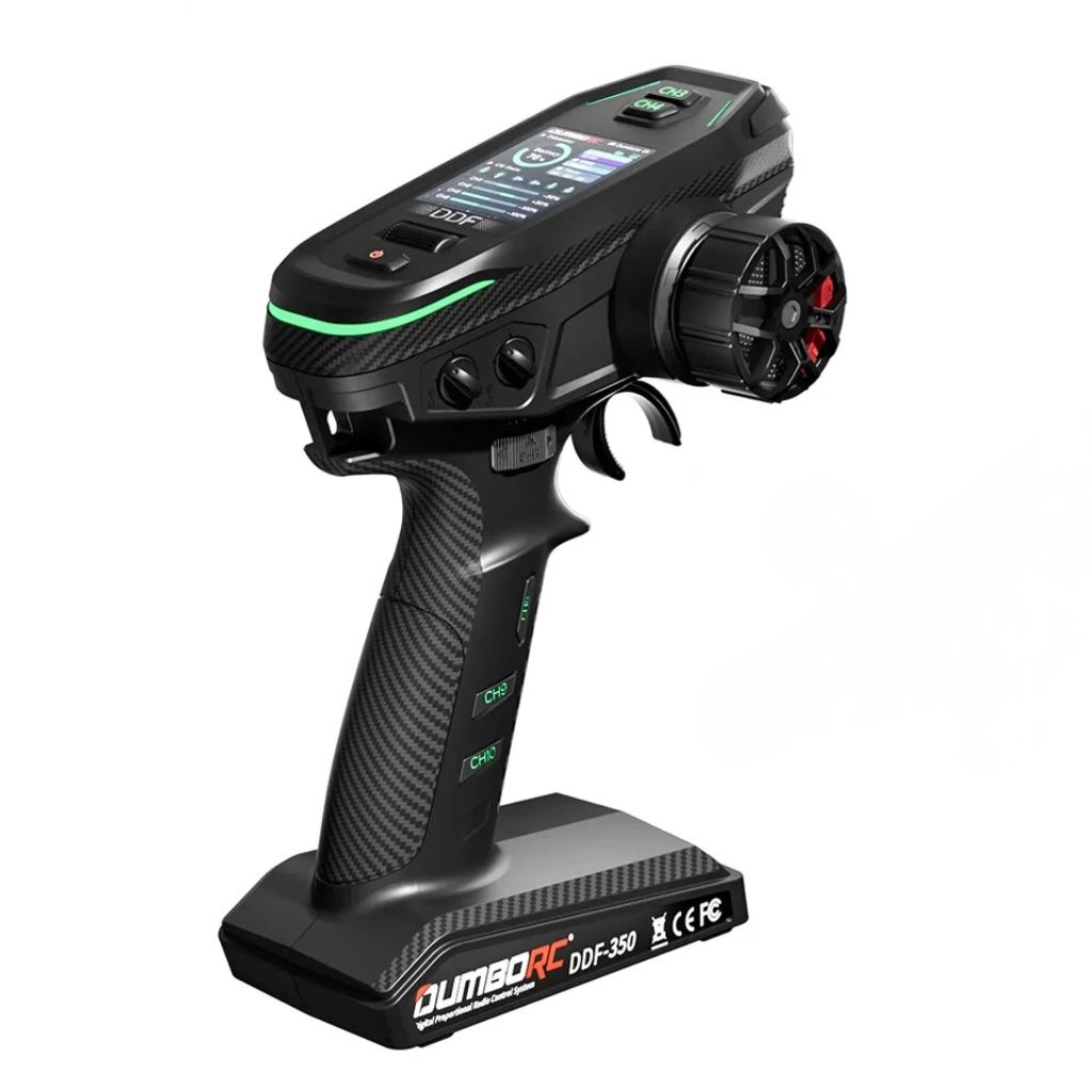 DumboRC DDF-350 Sender 10 Kanal incl. Empfänger 2.4GHz - Abbildung 1