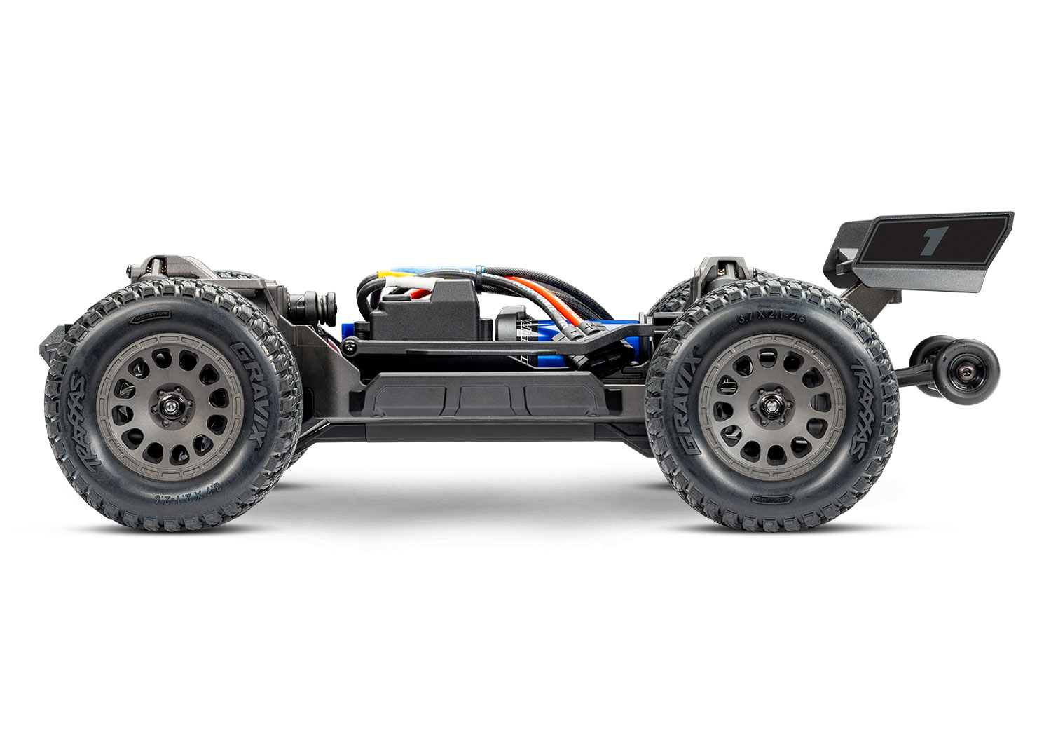 Traxxas MINI-XRT VXL-3S 4x4 1/16 Race Truck Blau mit 2S Akku/Lader 108076-1 - Abbildung 6