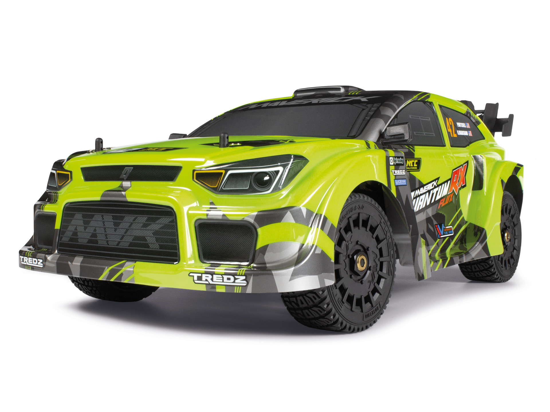 MAVERICK QuantumRX Flux 4S 1/8 4WD Rally Car Flouro Green 150361 - Abbildung 2