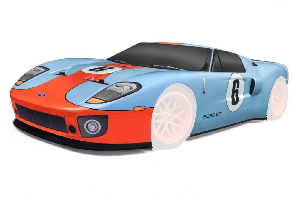 HPI Ford GT Heritage Karosserie lackiert RS4 200mm 120246