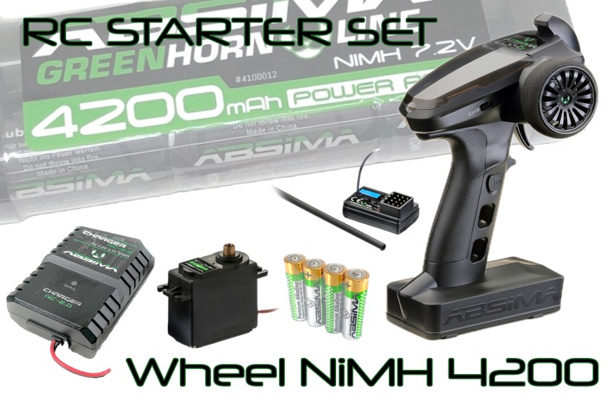Absima RC Starter-Set "Wheel NiMH 4200" 2200014