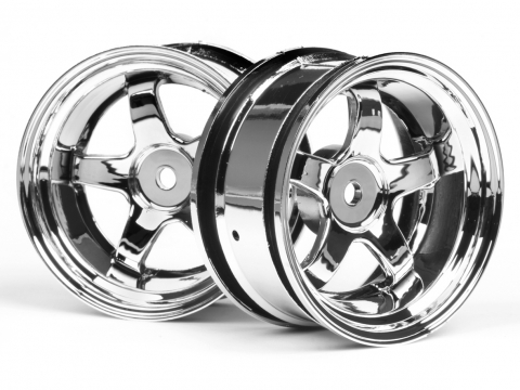HPI Work Meisters S1 Felge 26mm (Chrom/6mm Offset) 3592 - Abbildung 1