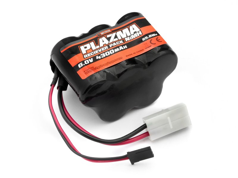 HPI Plazma 6.0V 4300mAh NiMH Baja Empfänger Akku 160154 - Abbildung 1