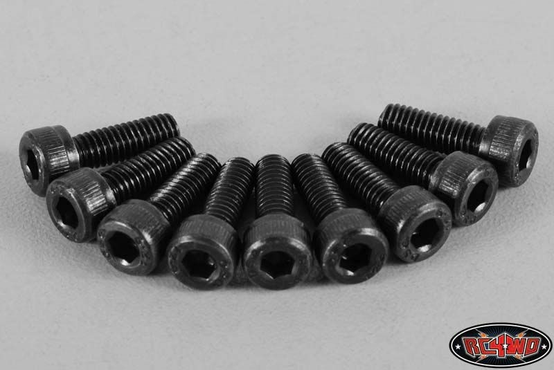 RC4WD Steel Socket Head Cap Screws M4 X 12mm (10) Z-S1004
