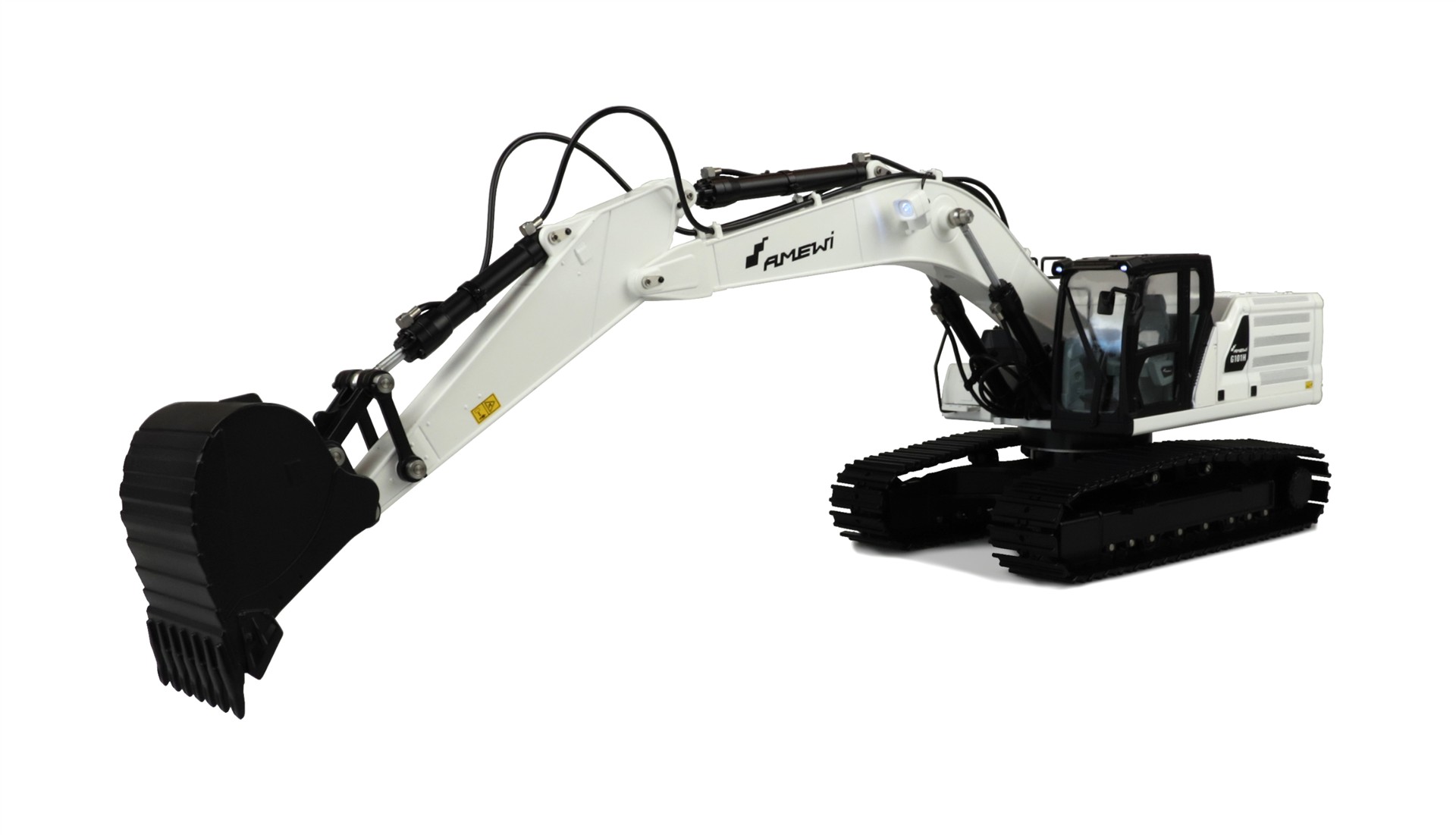 Amewi G101H Vollmetall-Hydraulikbagger 1:16 RTR weiß 22505 - Abbildung 2