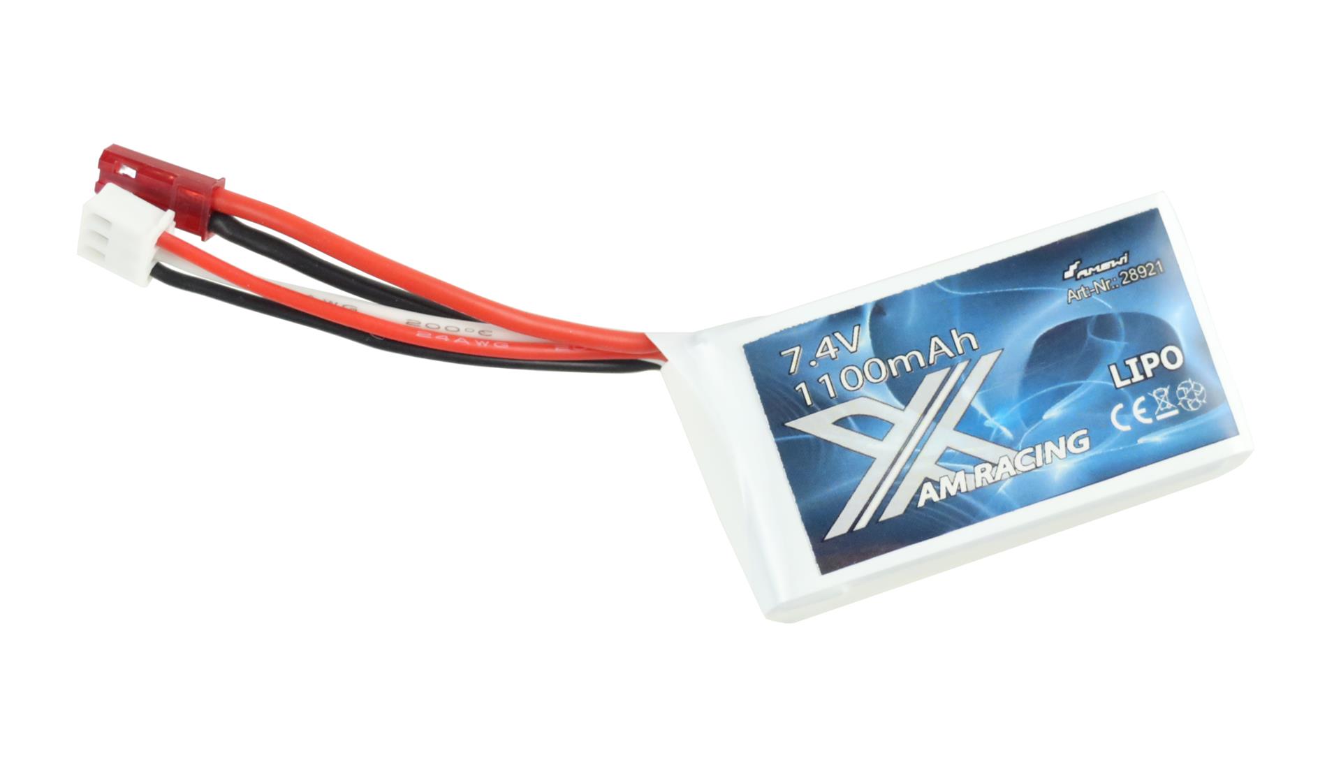 Amewi LiPo Akku 2S 7,4V 1100mAh AMX RACING 28921 28921