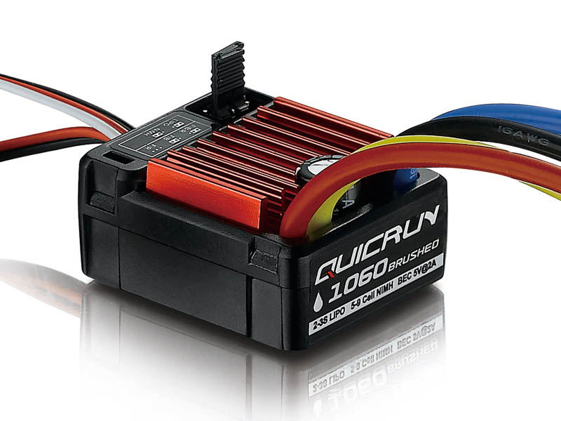Hobbywing QuicRun 1060, 60A, Brushed ESC, 1/10 30120201 - Abbildung 1